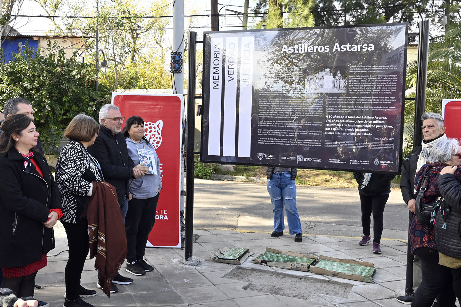 Nación, Provincia y Tigre señalizan Solís y Newton a 50 Años de la toma de Astarsa