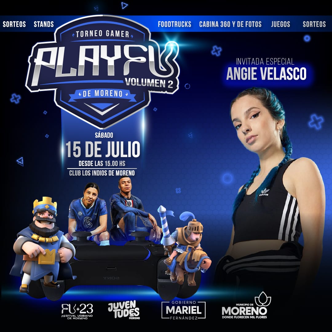 Llega una nueva edición de PLAY FU el torneo gamer de Moreno