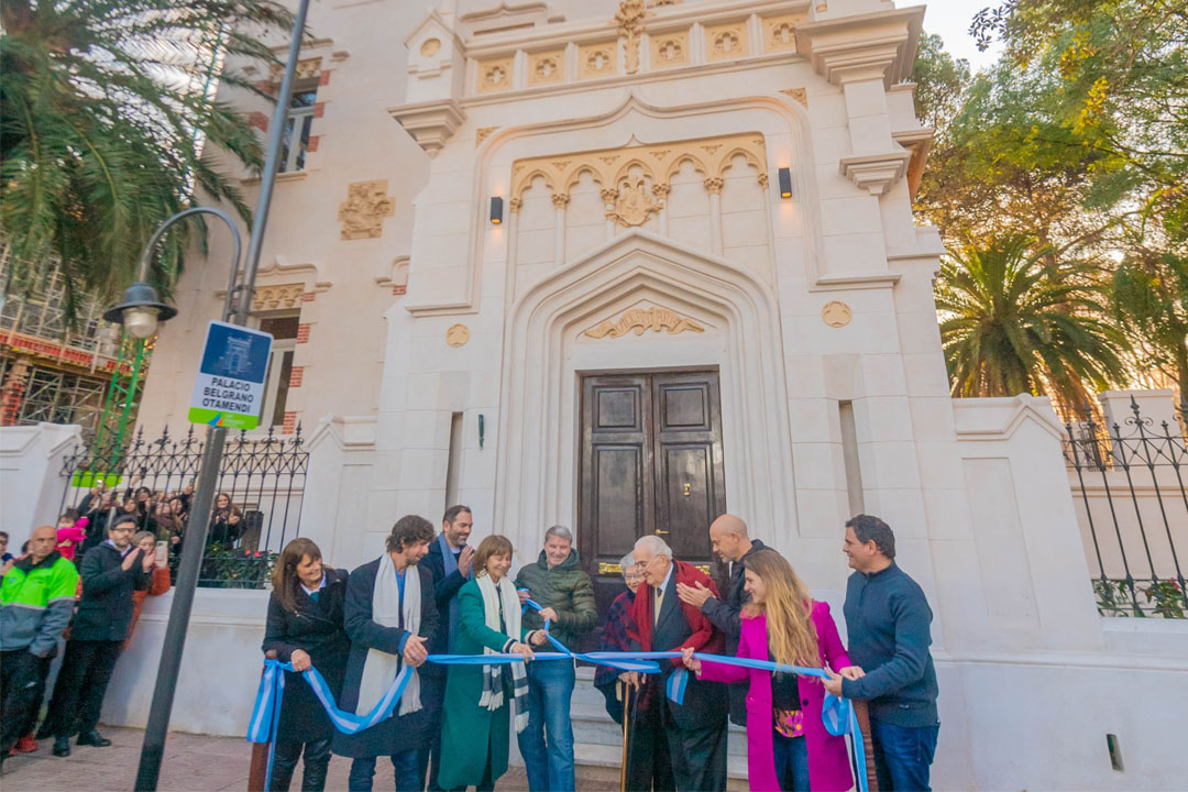 El Intendente Juan Andreotti inauguró la Restauración del Palacio Belgrano-Otamendi
