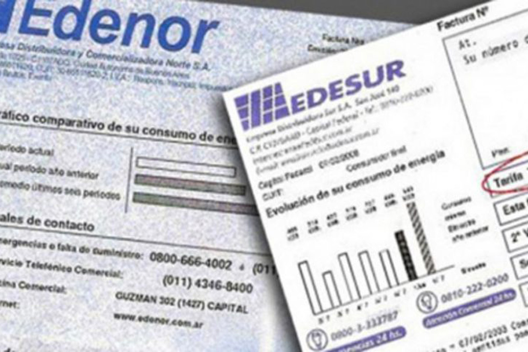 Edenor y Edesur: el nuevo cuadro tarifario, con bajas promedio del 7% para el Nivel
