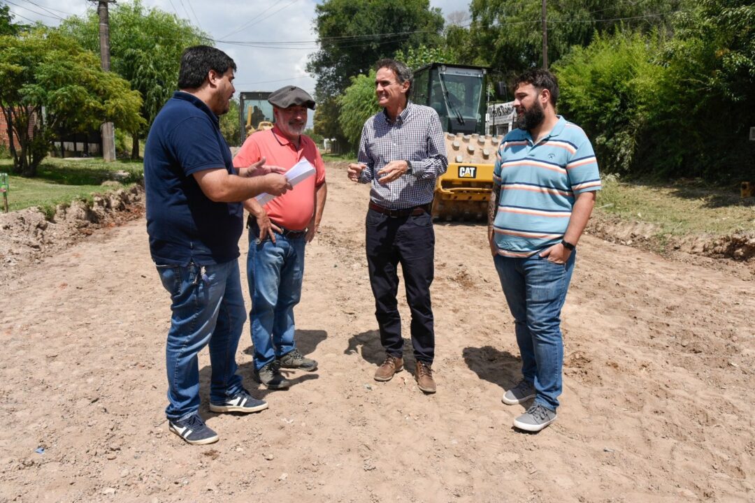 Katopodis inició obras viales en Marcos Paz