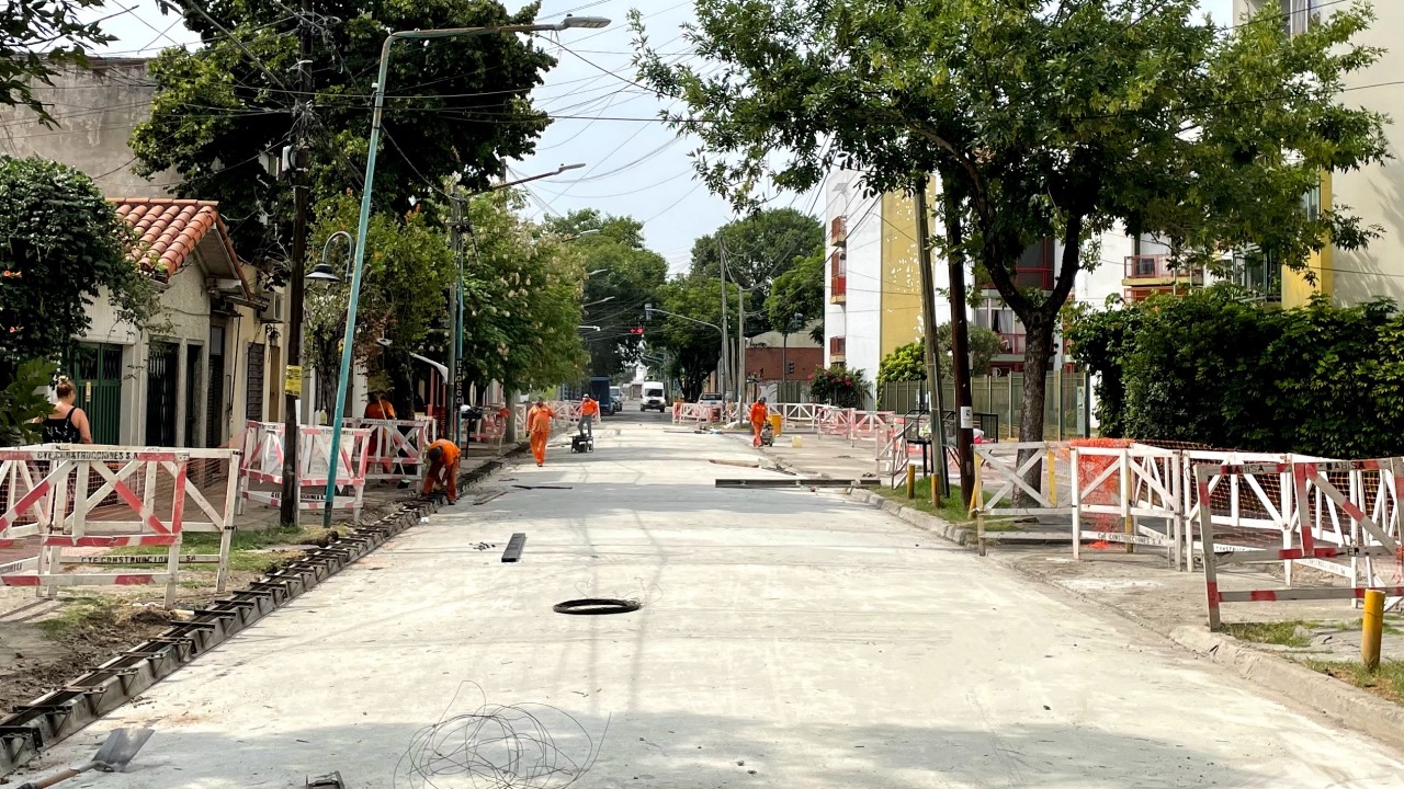 Vicente López sigue renovándose: continúan las obras para mejorar el espacio público