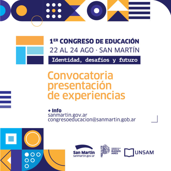 El Municipio de San Martín lanza el 1° Congreso de Educación de la ciudad