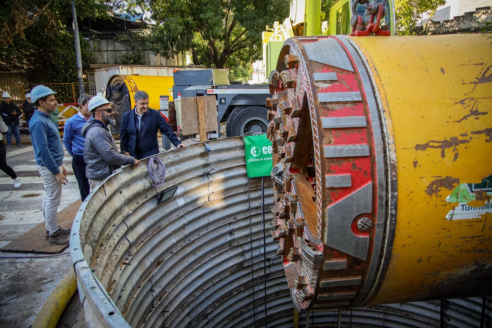 La Ciudad avanza con la obra hidráulica para 100 mil vecinos de Floresta, Vélez Sarsfield y Villa Luro