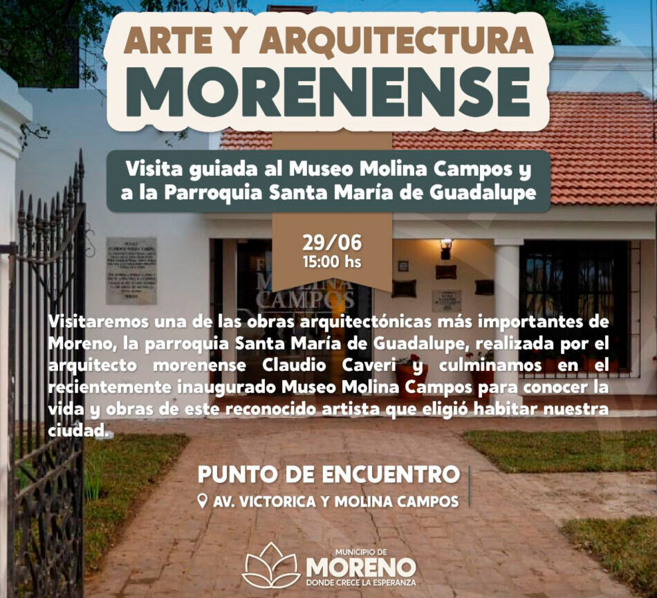Descubrí Moreno: Arte y arquitectura morenense