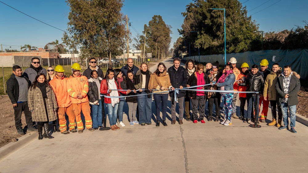 Mariel Fernández inauguró la obra de la Avenida Moctezuma en La Reja