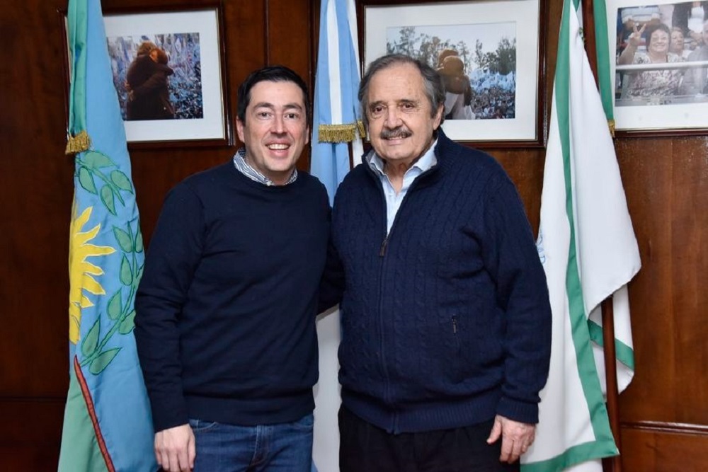 Leonardo Nardini recibió en Malvinas Argentinas a Ricardo Alfonsín