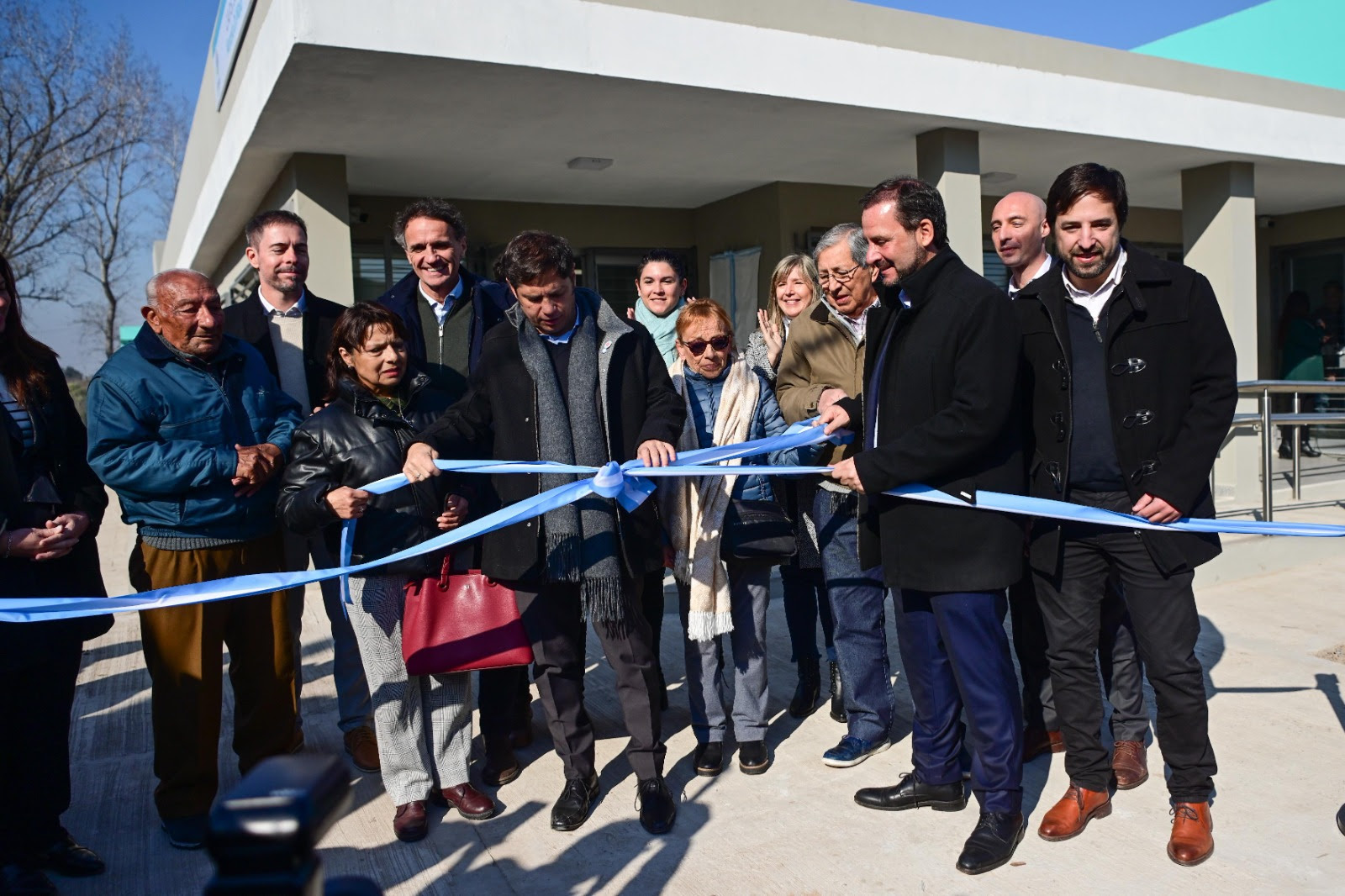 Kicillof junto a Sujarchuk inauguraron un jardín de infantes y un centro de salud en Belén de Escobar