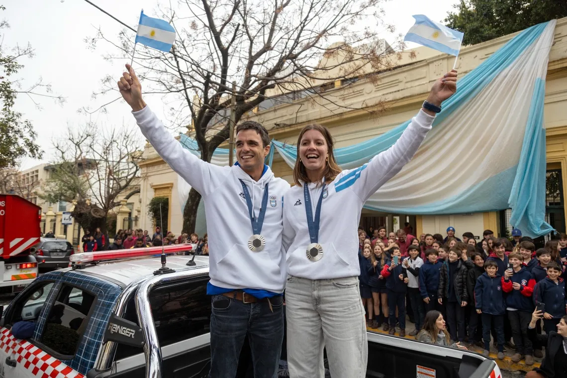 Fiesta en San Isidro para reconocer a dos medallistas olímpicos