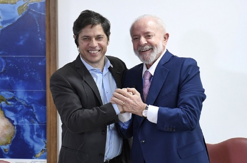 Kicillof se reunió con el presidente Lula da Silva