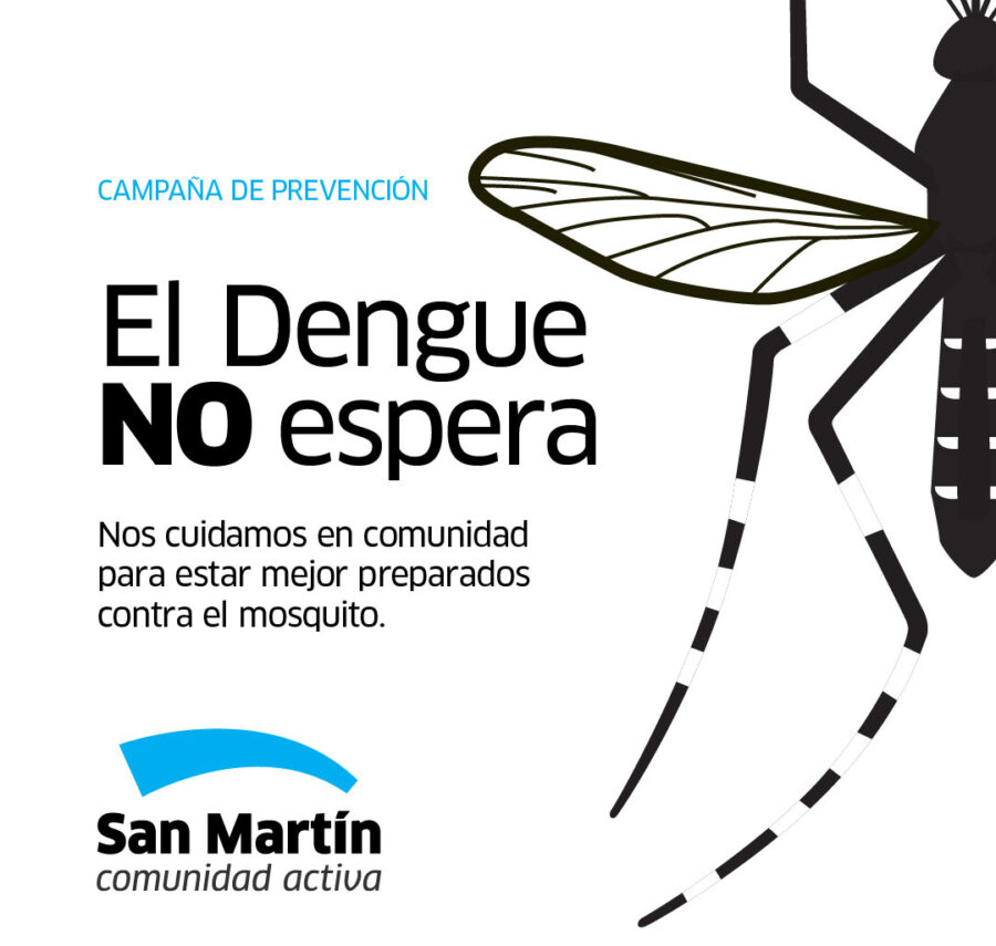 San Martín lanza una nueva campaña de prevención contra el Dengue