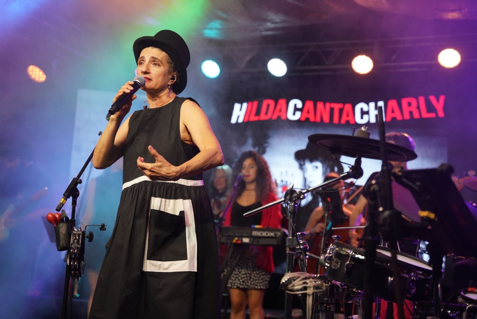 Más de 5 mil personas disfrutaron el show de Hilda Lizarazu y Lito Vitale en homenaje a Charly García en San Martín