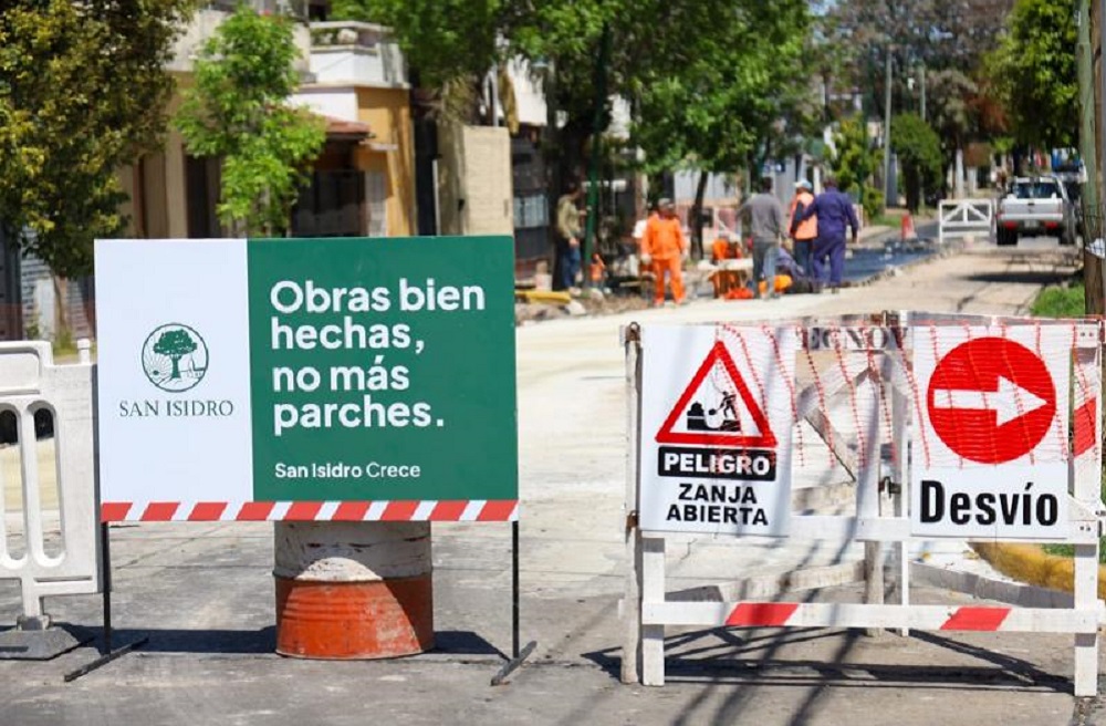 San Isidro comienza obras de repavimentación en Villa Adelina