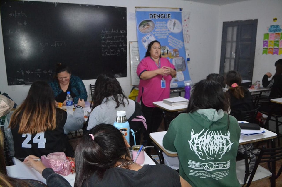 Taller sobre prevención del dengue en escuelas de José C. Paz