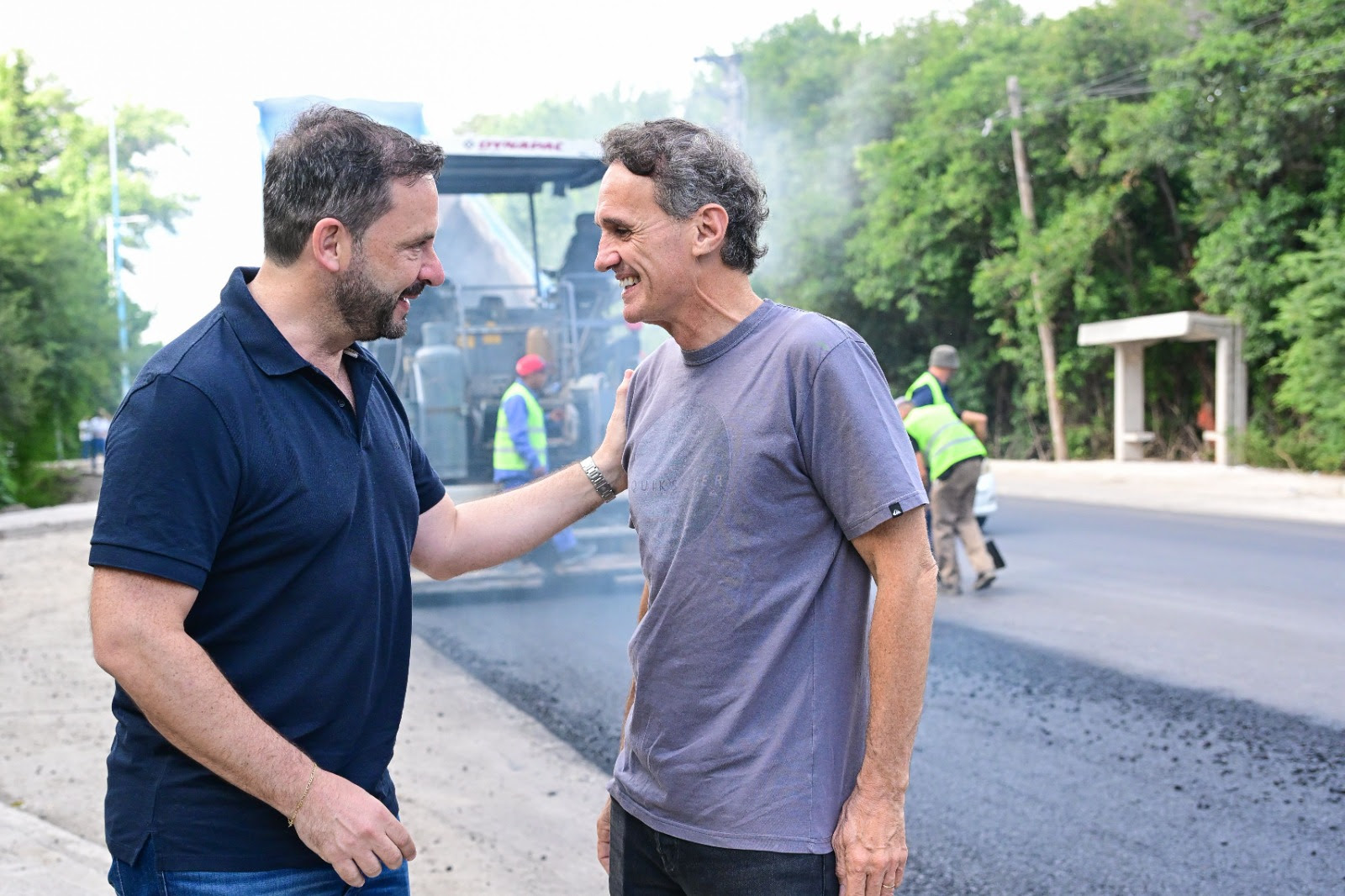 Con la última capa de asfalto, la repavimentación y ensanche de la Ruta 26 entró en su etapa final