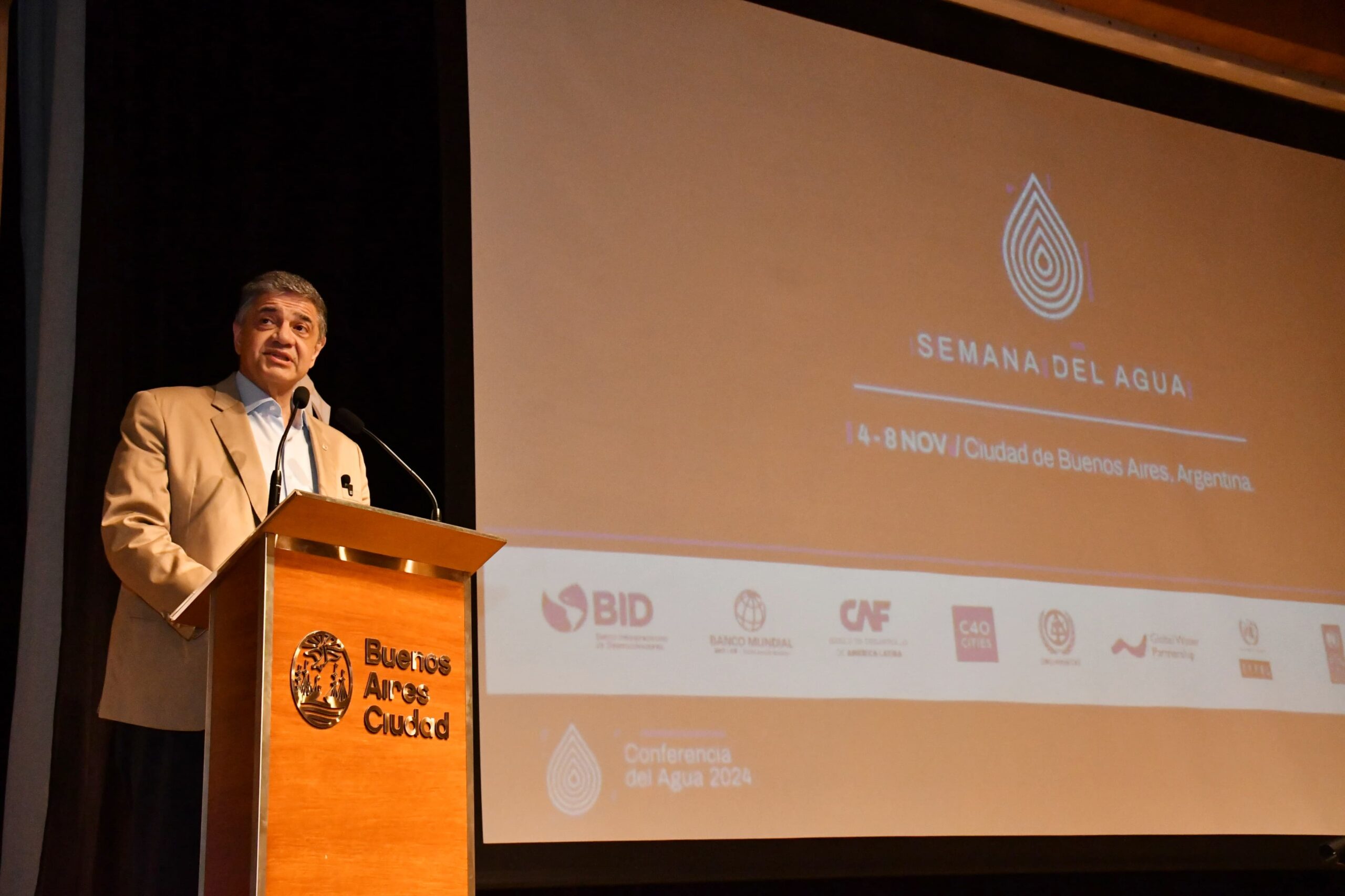 Jorge Macri abrió la Semana del Agua en la Ciudad, que se posiciona como referente regional contra el cambio climático