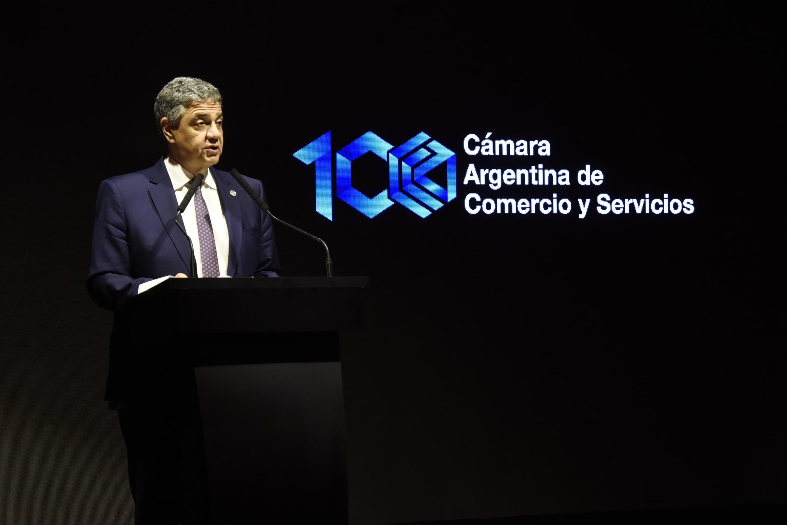 Jorge Macri, en el centenario de la Cámara Argentina de Comercio