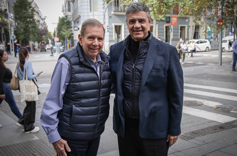 Jorge Macri se reunió con Edmundo González Urrutia en su visita a España