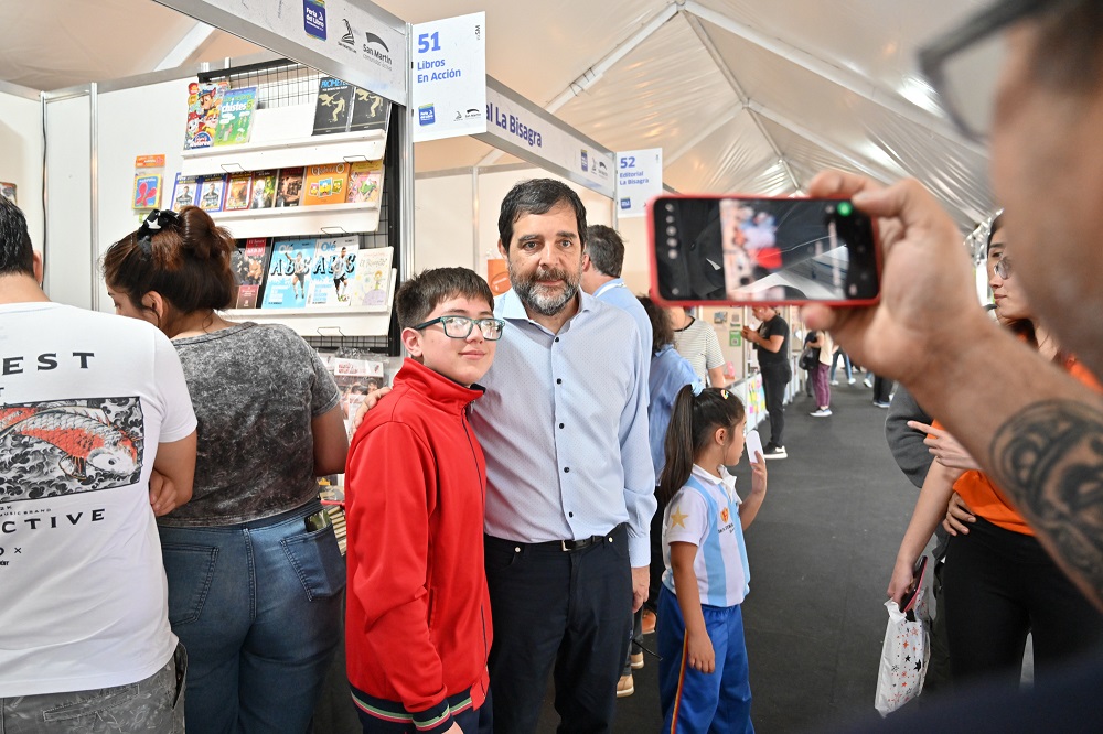 Miles de familias disfrutaron la Feria del Libro de San Martín