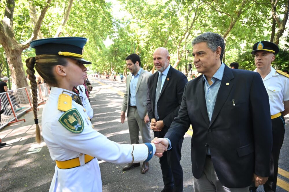 Jorge Macri valoró haber terminado con los piquetes: “No negociamos el orden”, en el día de la Policía de la Ciudad