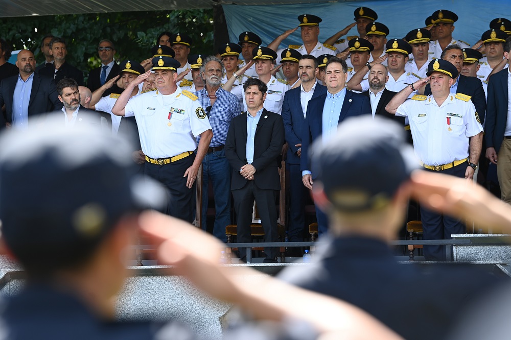 Kicillof encabezó el acto por el Día de la Policía de la Provincia