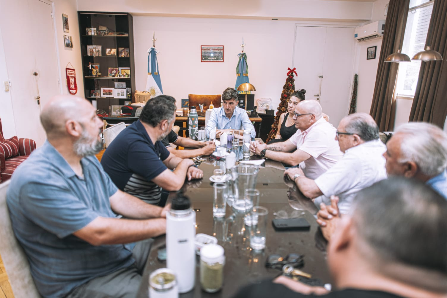 Lucas Ghi mantuvo una reunión con representantes de la CGT Regional