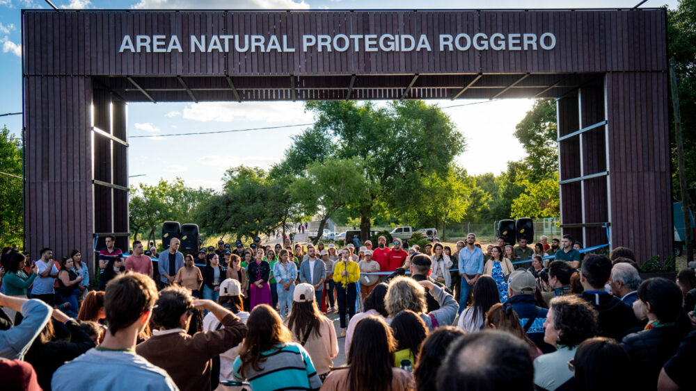 Mariel Fernández inauguró el “Distrito Ecológico Roggero”