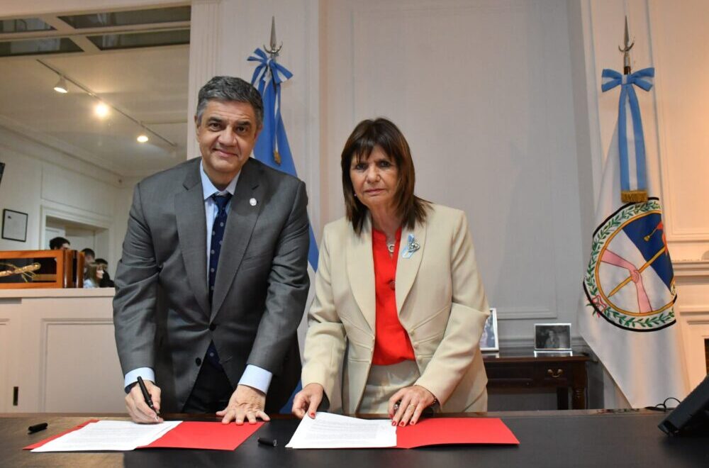 Patricia Bullrich y Jorge Macri, un paso más en la transferencia del Servicio Penitenciario a la Ciudad