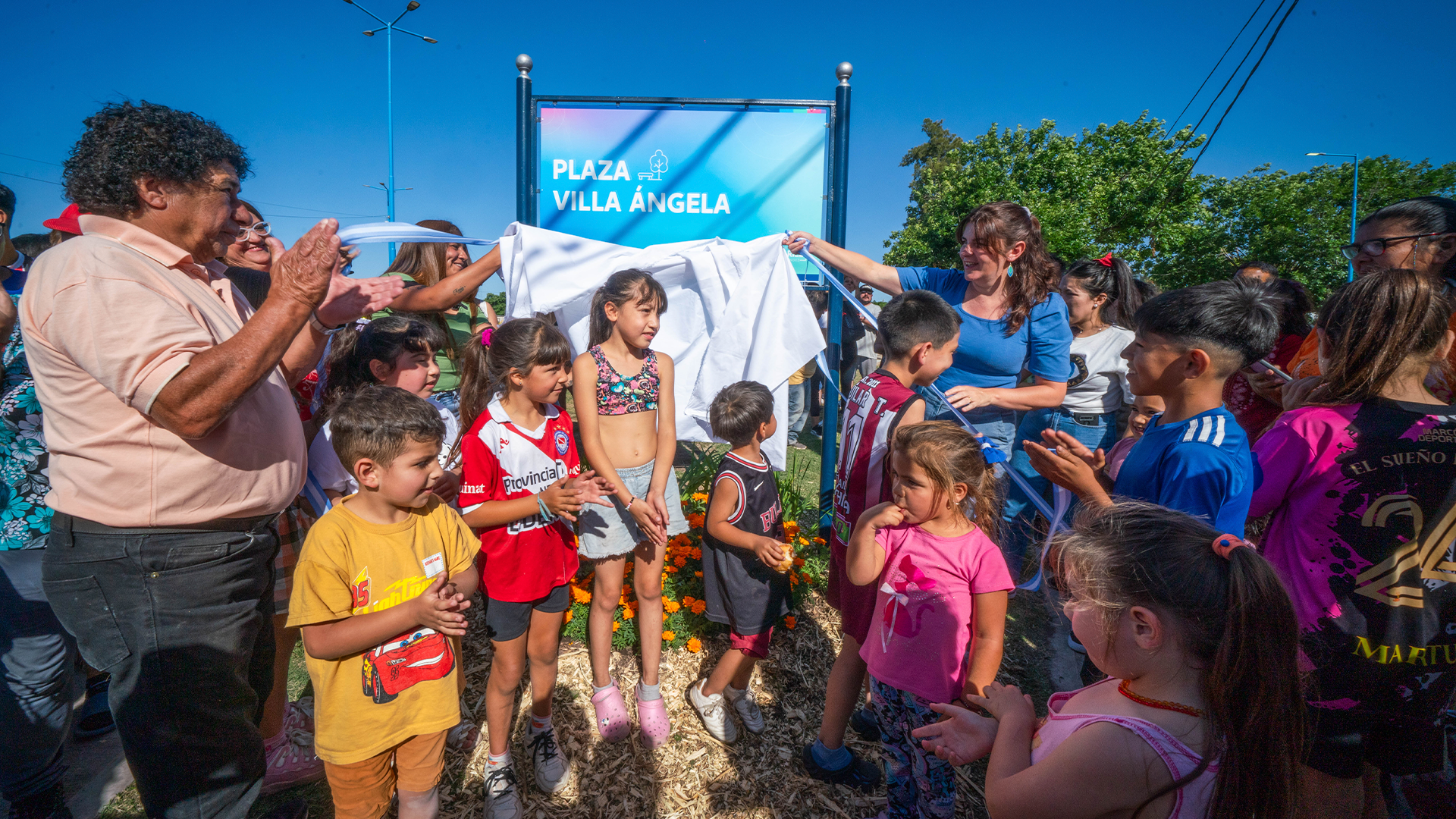 Se inauguró la Plaza Villa Ángela en Trujui