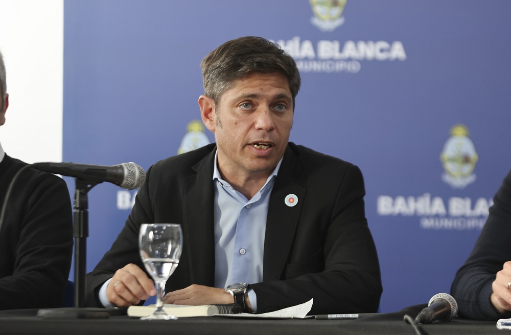Kicillof anunció una inversión de $273.000 millones para avanzar con la reactivación de Bahía Blanca