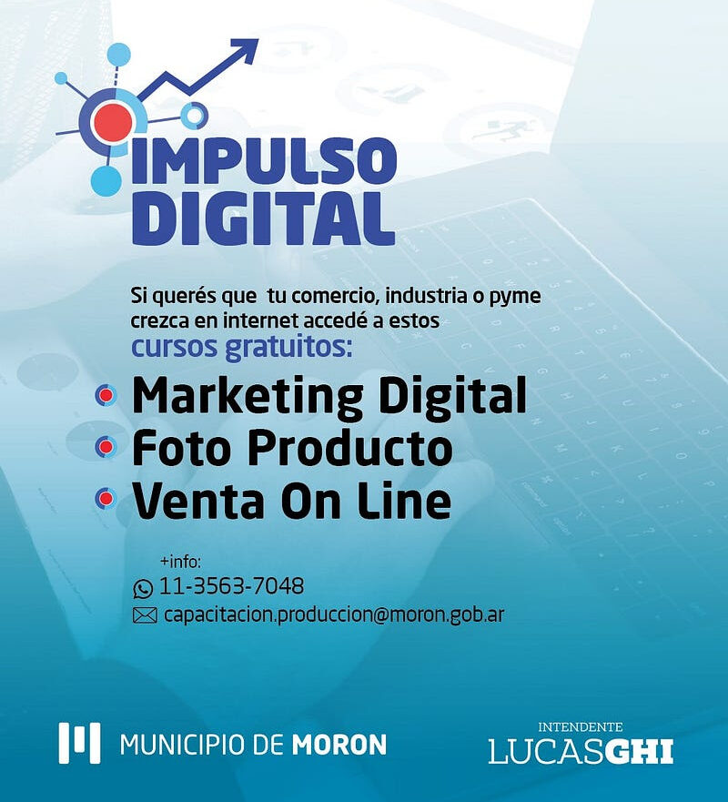 Morón impulsa a emprendimientos locales con cursos sobre comunicación digital