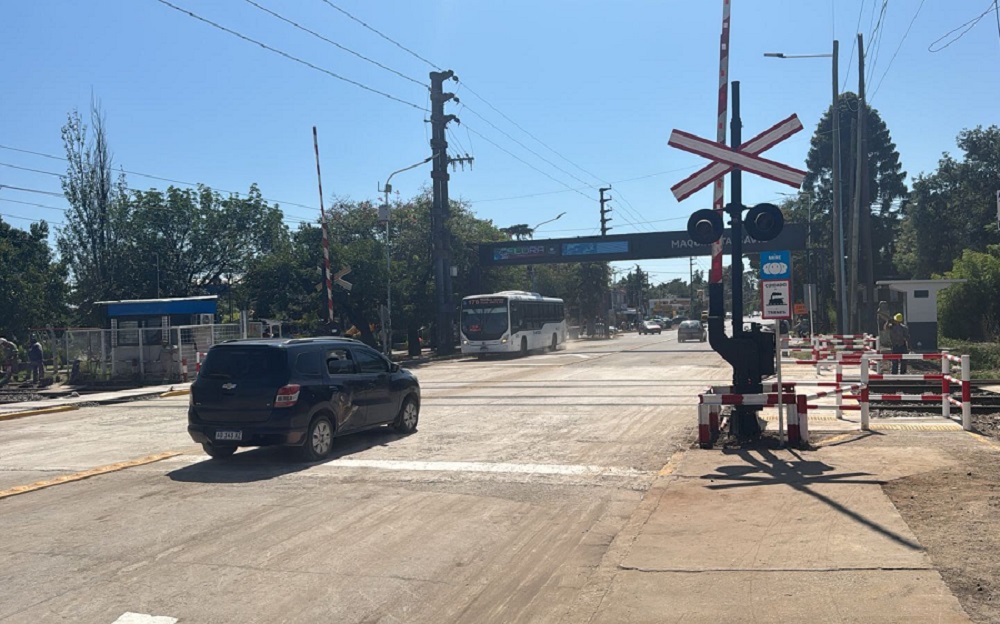 Ya está habilitado el paso a nivel de la Ruta 26 en Maquinista Savio