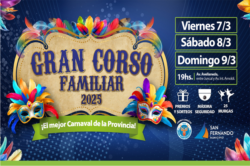 El Gran Corso Familiar de San Fernando regresará este fin de semana