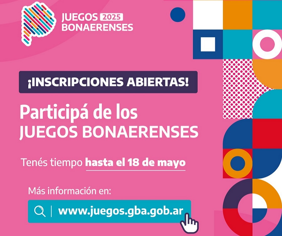 Abierta la inscripción para los Juegos Bonaerenses en José C. Paz