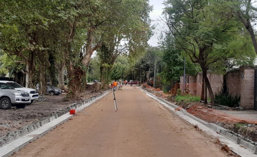 Avanzan las obras públicas para mejorar la circulación en San Miguel