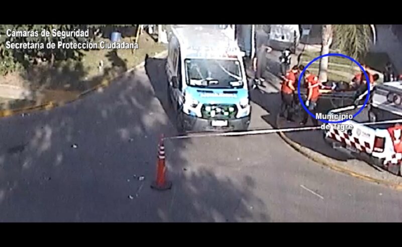 Eficaz accionar del Centro de Operaciones Tigre tras un accidente vial