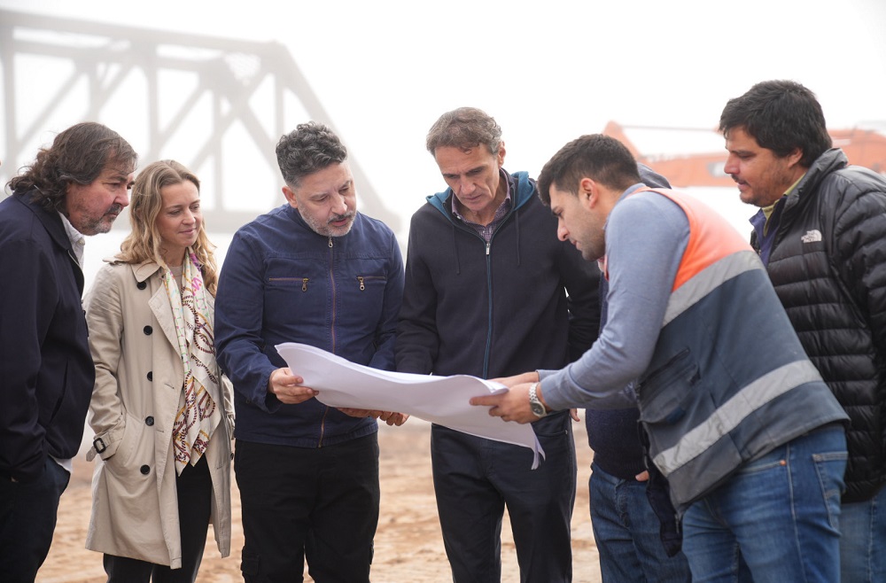 Menéndez y Katopodis recorrieron la renovación de la Ruta 40