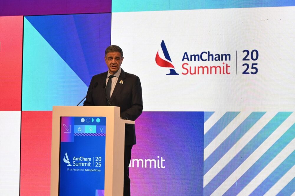 Jorge Macri abrió el encuentro AmCham Summit 2025