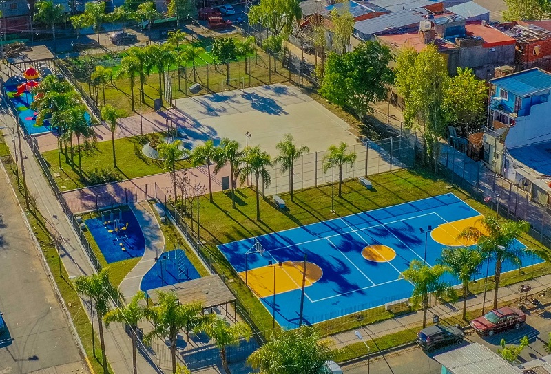 Juan Andreotti plaza de Villa Hall