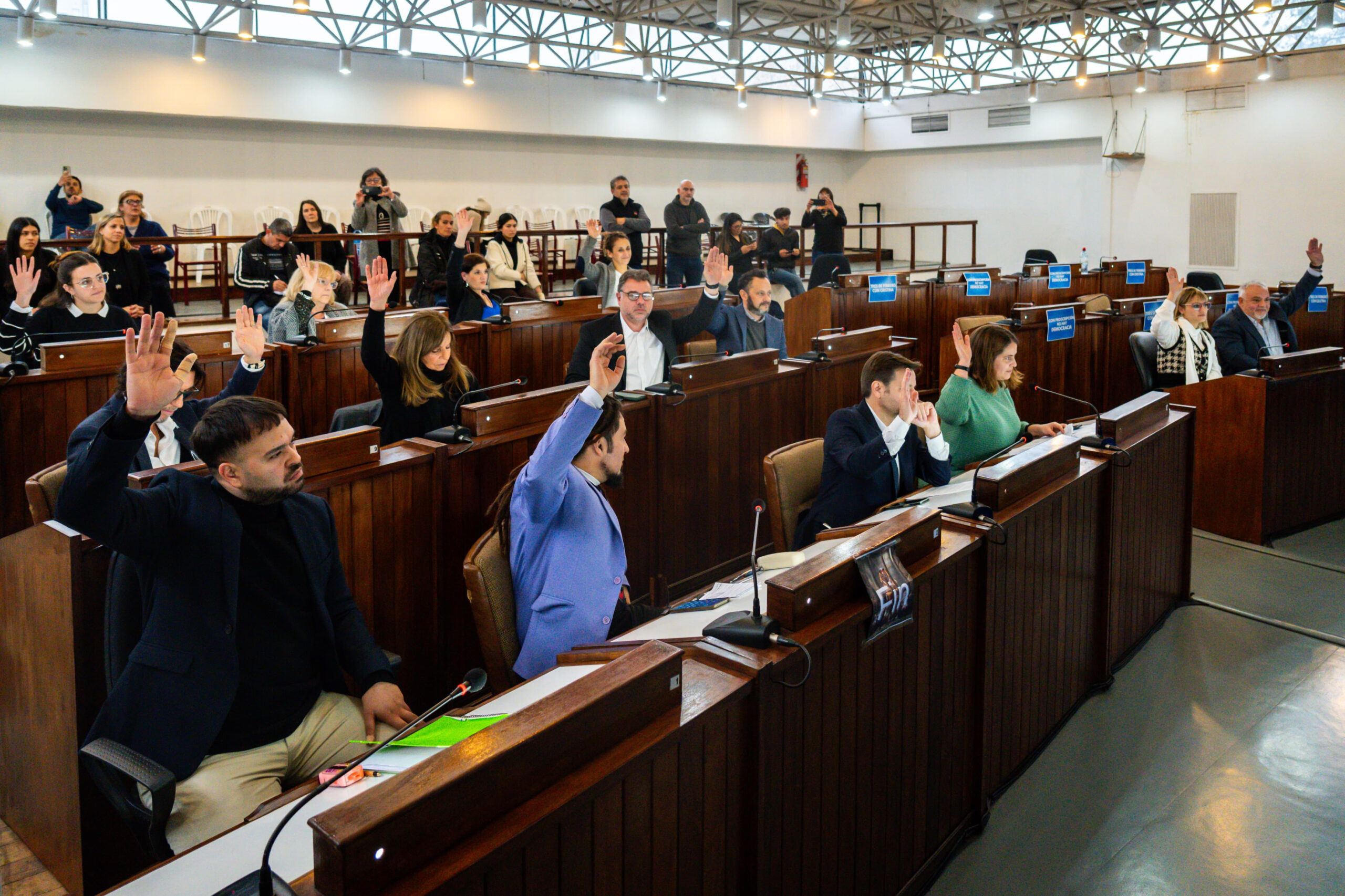 En Tres de Febrero se votó el primer RIGI