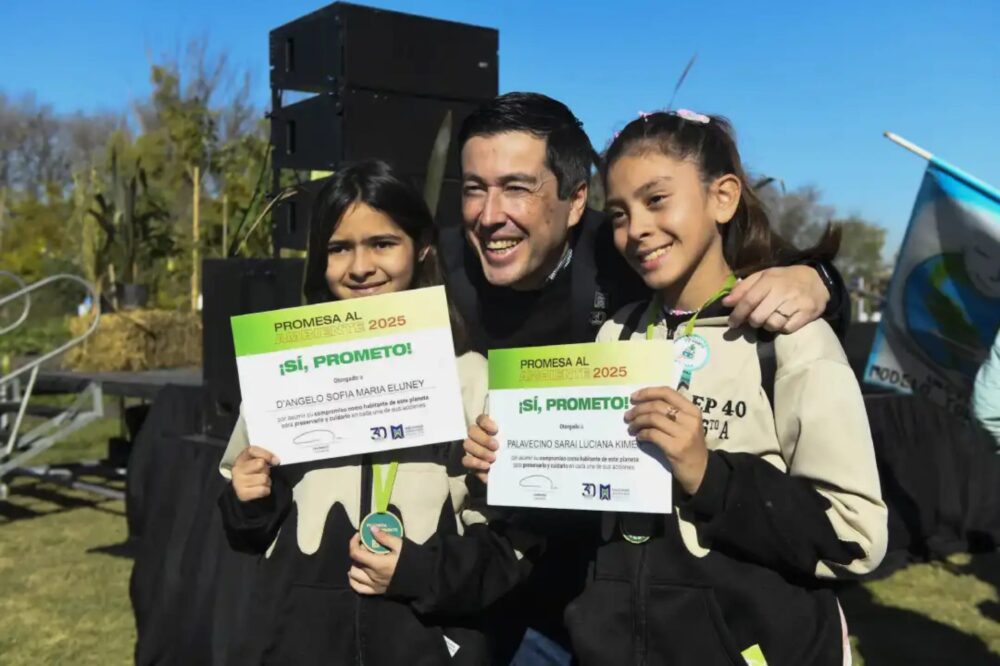 Día del Ambiente, alumnos de 6º grado de Malvinas Argentinas