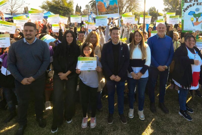Día del Ambiente, alumnos de 6º grado de Malvinas Argentinas