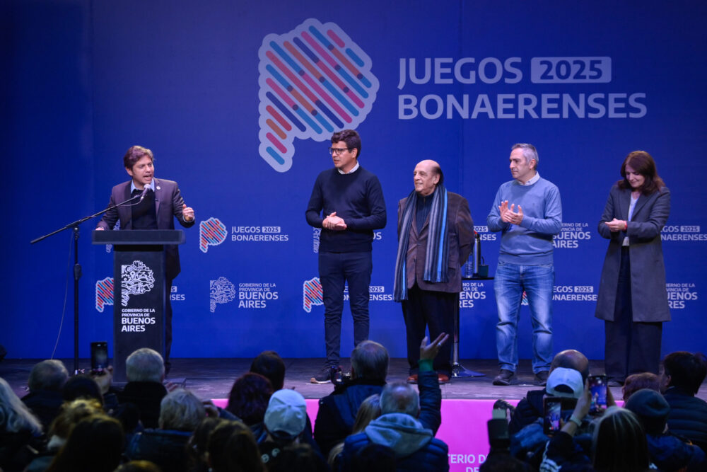 Kicillof presentó los Juegos Bonaerenses 2025