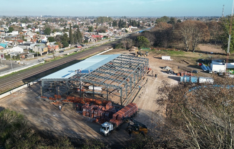 José C. Paz avanza con la obra del nuevo Centro de Alto Rendimiento Deportivo