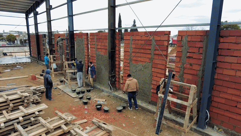 José C. Paz avanza con la obra del nuevo Centro de Alto Rendimiento Deportivo