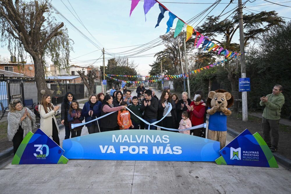 Malvinas comienza el segundo semestre con más obra pública