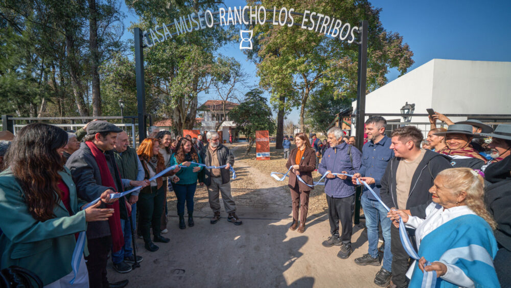 Mariel Fernández inauguró la Casa Museo Rancho Los Estribos en Moreno
