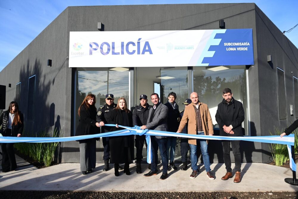 Escobar Se inauguró la nueva Subcomisaría de Loma Verde