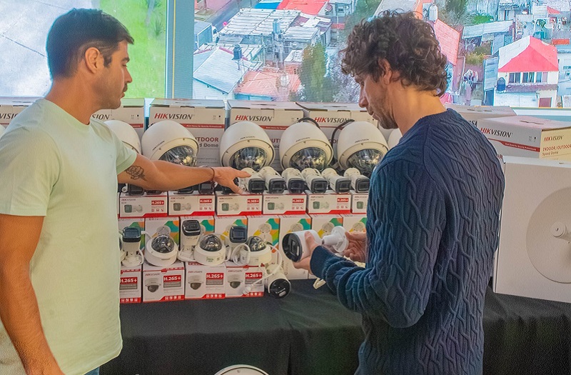 Juan Andreotti anunció la renovación con IA del sistema de cámaras de seguridad