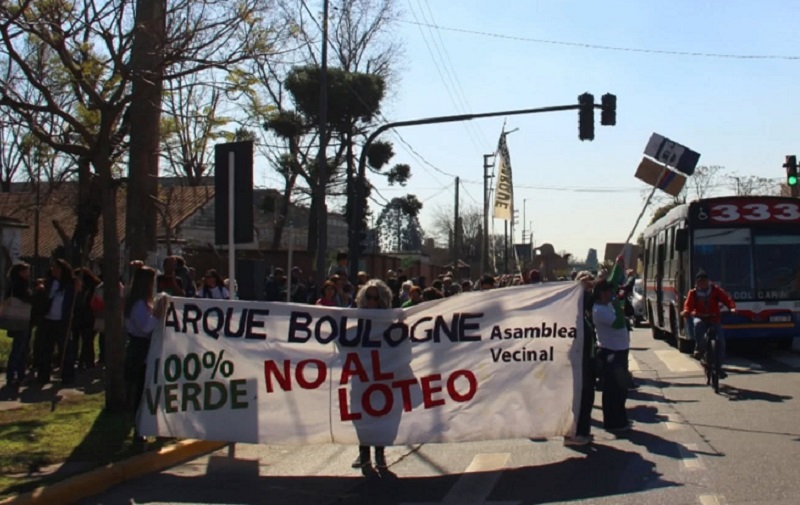 Segunda Marcha por el Parque Público en Boulogne